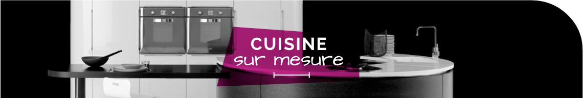 Cuisine aménagée équipée avec Hom'in, spécialiste de la cuisine sur mesure à Orléans & Paris