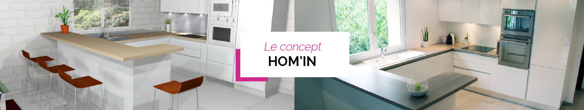 Cuisine sur mesure Hom'in : le concept